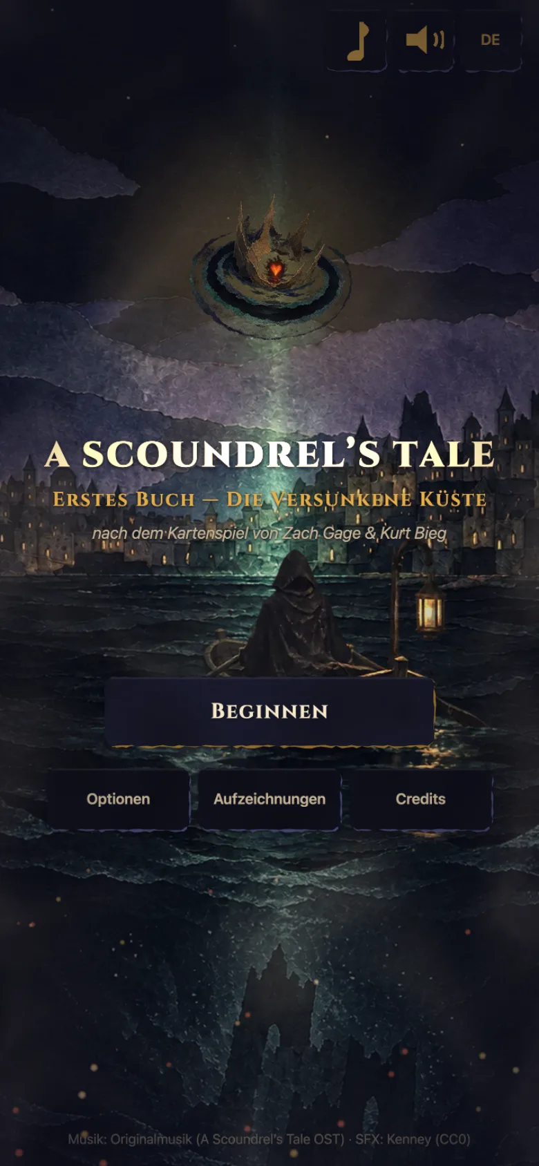 Der Titelbildschirm